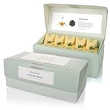 Tea Forté Presentation Box with 20 Handcrafted Pyramid Tea Infusers - Jasmine Green Tea
