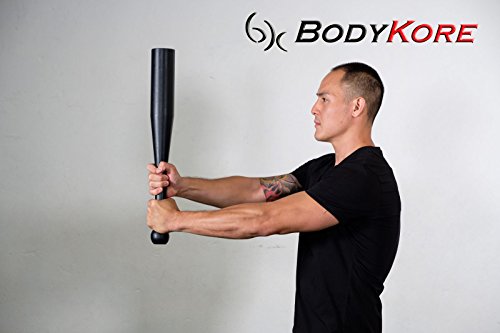 image for Bodykore Steel Power Clubs- Black Powder Coat Finish- Indian Club Kett