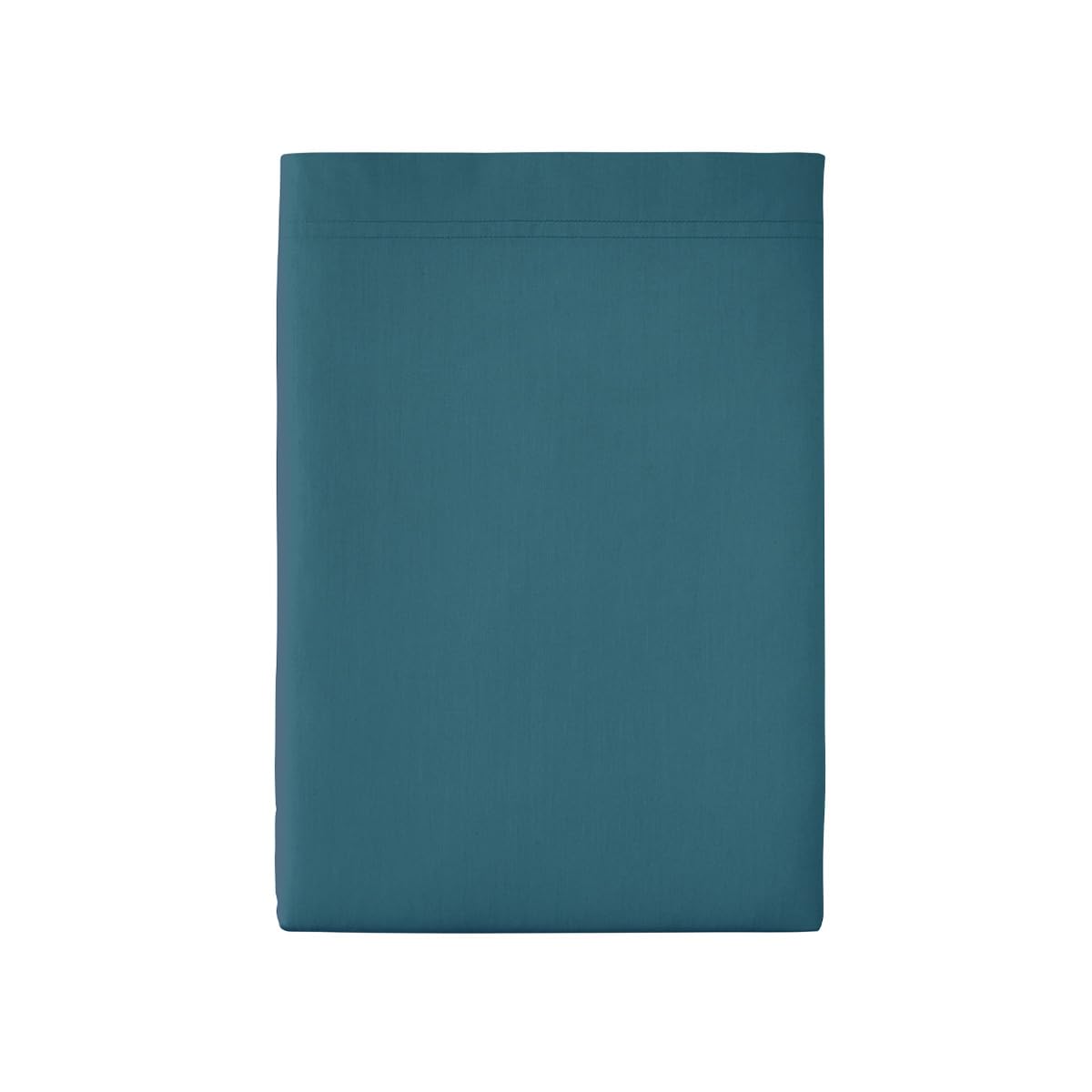 Essix Premium Cotton Percale Flat Sheet, Emerald, 180 x 290 cm,