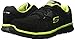 Skechers for Work Men's Synergy Ekron Walking Shoe, Black/Lime, 9 M US