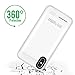 Iphone X/10 Battery Case/JUBOTY 4000mAh Ultra-Slim Protective Portable Charging case for Iphone X 10 Juice Power Bank Battery Charger Case-Build in Magnet (White)