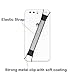 Hand-Strap Holder TFY for iPhone, Samsung & Huawei - iPhone Xs Max/Xs/XR/X / 8 Plus / 8/7 Plus / 7/6 Plus / 6 and Other Smartphones -Silver