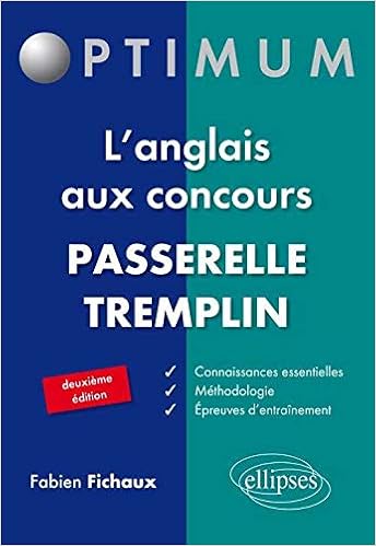 Amazon Fr L Anglais Aux Concours Passerelle Tremplin Fichaux Fabien Livres