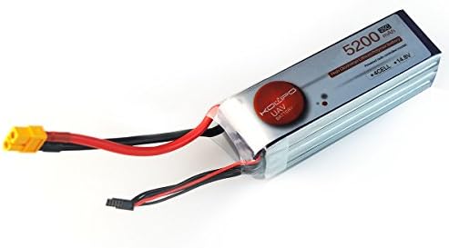 Crazepony Kudian 5200mAh Lipo Battery Pack 4S 14.8V 25C for F450 F550 Multirotors