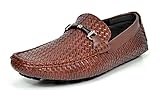 Bruno MARC MODA ITALY HUGH-02 Men's Weaved Casual Driving Loafers Slip On Moc toe Moccasins Shoes