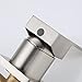 KES Wall Mount Bathroom Faucet Waterfall Lavatory Sink Faucet Single Handle Lead-Free Brass Body and Stainless Steel Extra Wide Fallingwater Spout Brushed Nickel, LN3200-BN