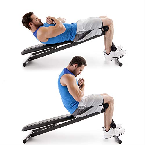 Exercise Utility Bench for Upright, Incline, Decline, and ...