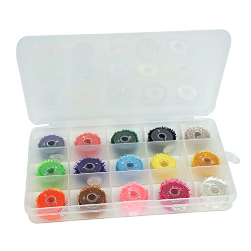 image for Riverruns Crystal Tinsel Chenille Thread Flash Cactus Chenille Fly Tyi