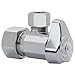 BrassCraft G2CR19X C1 1/2 in. NOM Comp Inlet x 3/8 in. OD Compression Outlet Chrome Plated Brass 1/4 Turn Angle Valve primary