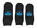 Yoga Socks - Non Slip Grip Cotton Barre Socks for Sports Exercise Pilates Barre - Unisex Women and Men (3 pairs)