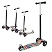 Hikole Kick Scooter for Kids, 3 Wheel Scooter for Toddlers Girls & Boys, 3 Adjustable Height, Lean to Steer with PU Flashing Wheels for Children from 3 to 12 Years Old