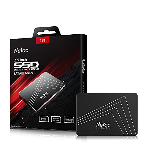 Netac 500GB 2.5 Inch SATA III 6Gb/s Internal SSD, 3D NAND Internal Solid State Drive, Read Speeds up to 530MB/s