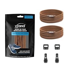 Xpand No Tie Elastic Boot Laces. Heavy Duty Round