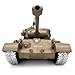 Heng Long Pro Edition Remote Control 2.4Ghz 1/16 Scale US Army M26 Pershing RC Heavy Tank with Metal Gear Tracks, Airsoft RC Tank