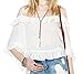 YUNY Women's Spaghetti Straps Cut Out Off Shoulder Blouse