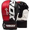 RDX-Guantes-MMA-para-Artes-Marciales-Entrenamiento-Cuero-Grappling-Guantillas-Bueno-para-Sparring-Muay-Thai-Kickboxing-Saco-de-Boxeo-Combate-Training-y-Lucha-Libre