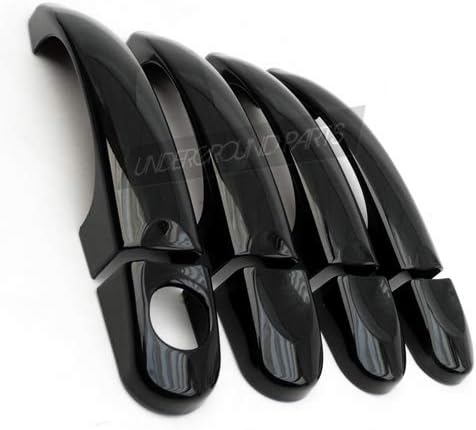 Underground Parts T5-03-4D Door Handle Covers Gloss Black 4 Door