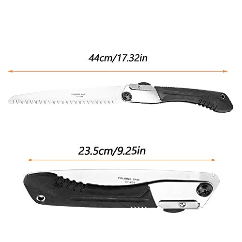 Handsäge Klappsäge Tragbar Gartensäge mit Rutschfesten Griff Garten Werkzeug für Holz Gartenarbeit Beschneiden 235mm – Bild 8