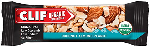 CLIF Organic Trail Mix Bar, Coconut Almond Peanut, Certified USDA Organic,1.4 ounce, Pack of 12
