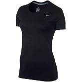 Nike Women's Legend Short Sleeve Poly Top (XX-Large, Black)