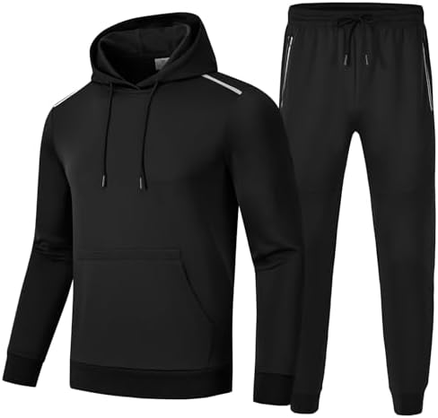MoFiz Men's Tracksuit Set 2 Piece Outfit Sweatsuit Long Sleeve