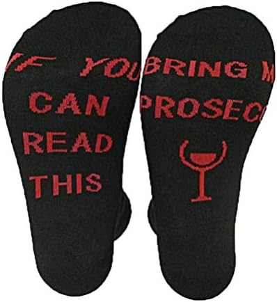 XYSOCKS Black Socks"If You Can Read This, Bring Me Prosecco".
