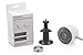 Versatile Aluminum Wall Mount by Wasserstein for Nest Cam Outdoor – Mount Your Nest Cam Outdoor and Angle it whichever Way You Like (Black)