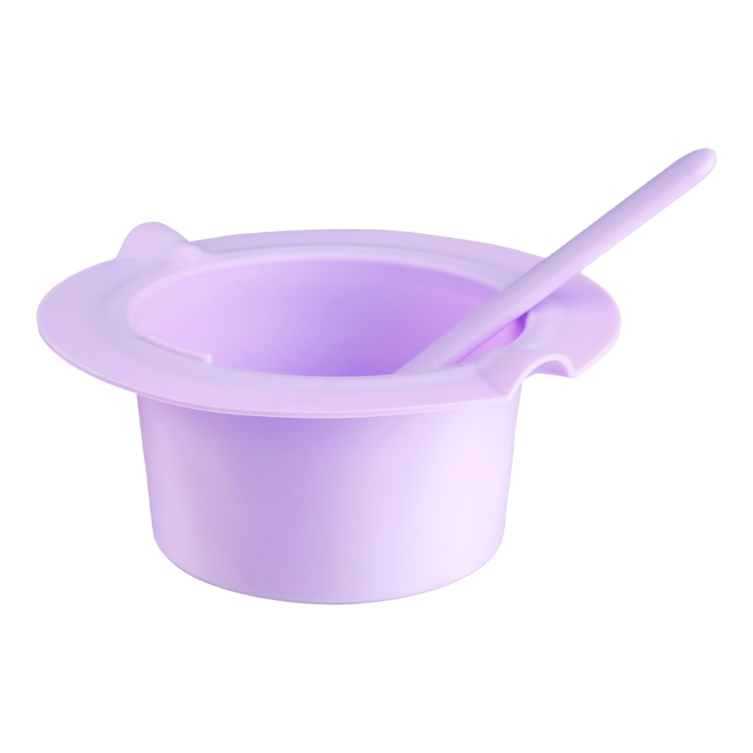 Rumyve 2 set Wax Heater Silicone Lined,Silicone Wax Pot Inserted,Reusable Silicone Wax Warm Lining with Stir Stick