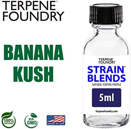 Terpene Foundry | Banana Kush | 100% Pure & Organic | Terpene Strain Profile (5mL)