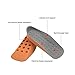 Height Increase Insoles, Arch Support Heel Lifts 2cm Taller Insole Invisible Elevated Shoe Inserts for Men and Women, L