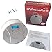 2 Pack Combination Smoke and Carbon Monoxide Detector Alarm Battery Operated Digital Display for Travel Home Bedroom and Kitchen