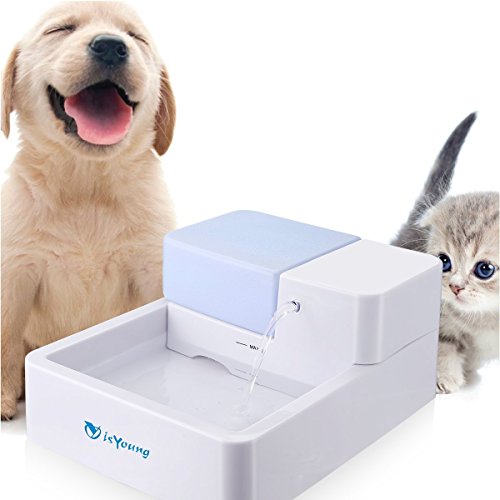 isYoung Cat Water Dispenser, Pet Fountain Ultra Quiet Drinking for Cats