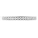 Metal Factory 2MM Sterling Silver 925 CZ Cubic Zirconia Eternity Wedding Band Ring