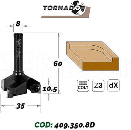 punta fresatrice per spianare le lastre
