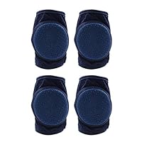 Baby Knee Pads for Crawling, Adjustable Kneepads Unisex Babies, Toddlers Anti-Slip Breathable 2 Sets CalMyotis (Blue)