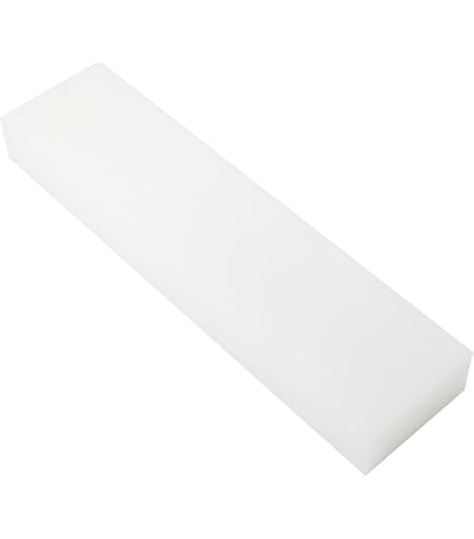 USA Sealing HDPE Plastic Bar - 1/2" X 1-1/2" X 12", White, FDA Approved, Excellent Moisture Resistance