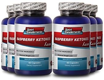 Raspberry Ketones - Raspberry Ketones Lean - Weight Loss and Obesity Booster Raspberry Ketones Supplement (6 Bottles)