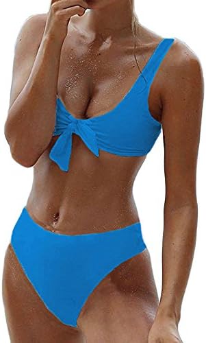 DIOMOR Hot Item Classic Womens Piece of Swimsuit Solid Bowknot Bikini Swimwear Beachwear Bathing Suit Valentine's Day