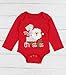 DONWEN Christmas Newborn Infant Baby Boys Clothes My 1st Christmas Rompers Bodysuit Santa Claus Pants with Christmas Hat 9-12 Months