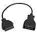Wecooland 12 Pin To 16 pin OBD OBD1 OBD2 Cable Connector Adapter Diagnostic Extension Cable for GM Vehicles Diagnostic Tool