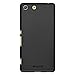 AMZER Pudding Soft Gel TPU Skin Fit Case for Sony Xperia M5 - Retail Packaging - Black