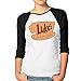 Women Luke's Gilmore Girls Casual Round Neck Plain Raglan T Shirt 3/4 Sleeve
