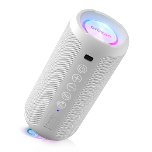 Ortizan Portable Bluetooth Speaker White