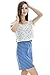 Bearsland Women's Breastfeeding and Nursing Striped Summer Dress with Shirt Over Top