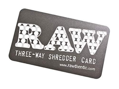 Raw Smoking Accessories (Three-Way Shredder Card)