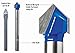 Century Drill and Tool 81212 Glass and Tile Drill Bit, 3/16-Inch