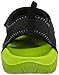 crocs Men's Swiftwater M Fisherman Sandal, Black/Volt Green, 11 M US