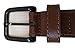 Ferrer New Men's Leather Metal free Belt: Carbon Fiber Buckle: Airport Friendly: Hypoallergenic TSA Belt (Black, 36