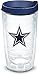 Tervis Plastic Made in USA Double Walled NFL Dallas Cowboys Primary Logo Insulated Tumbler Cup Keeps Drinks Cold & Hot, 16oz, Navy Lid