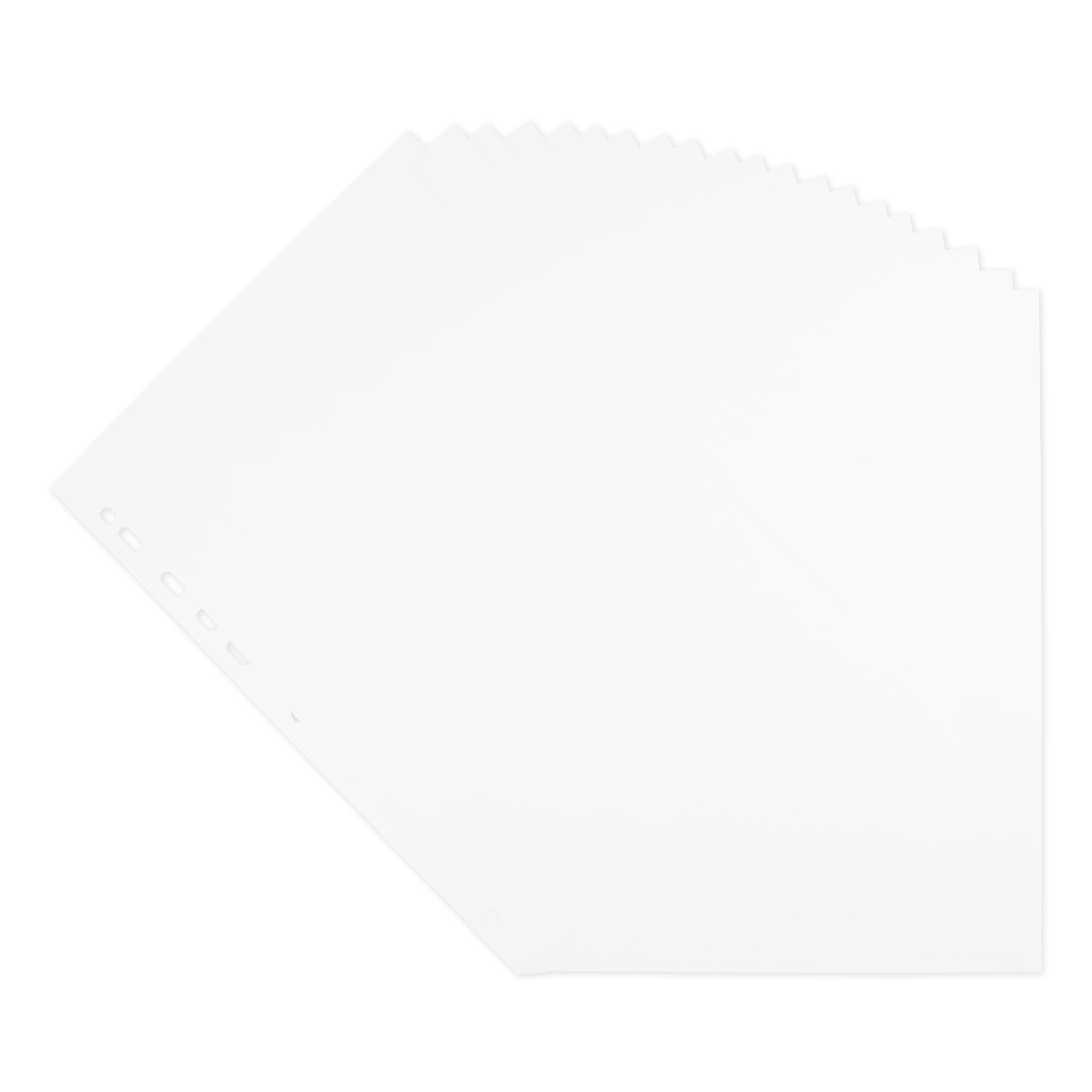 Elba A4 20-Part Card Divider - Manila White, Multi-Punched, 160gsm
